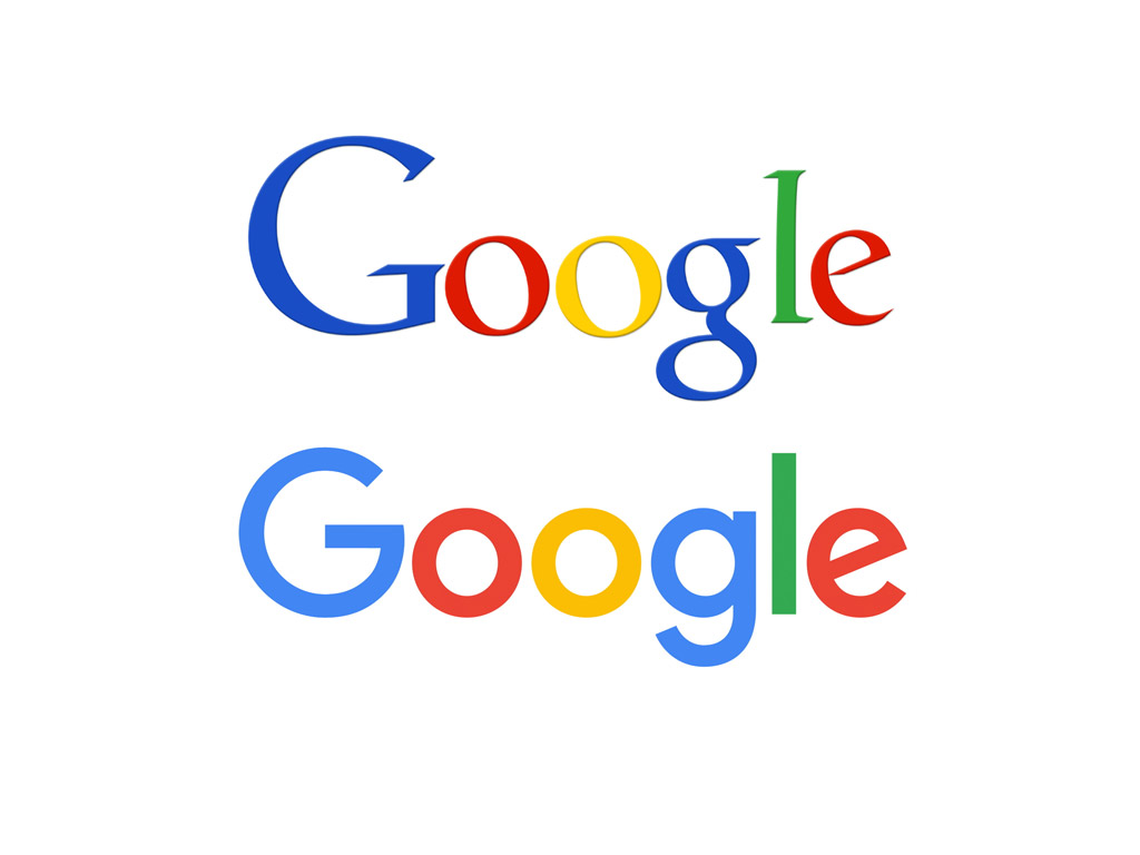 لوگوی قدیم و جدید شرکت گوگل