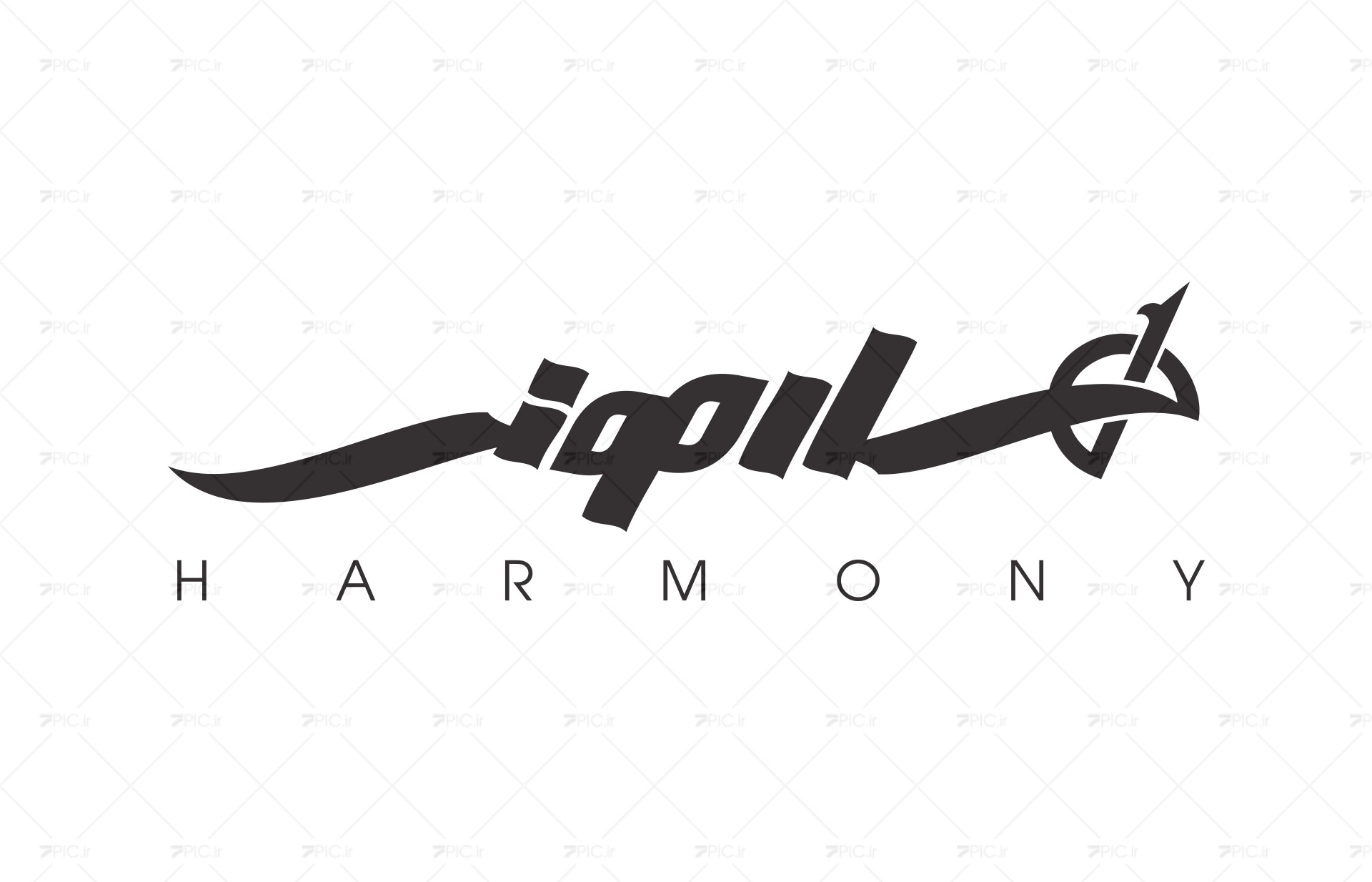 طراحی لوگو تایپ شرکت هارمونی